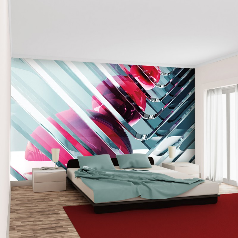 Fototapeta 3D Sklenená abstrakcia