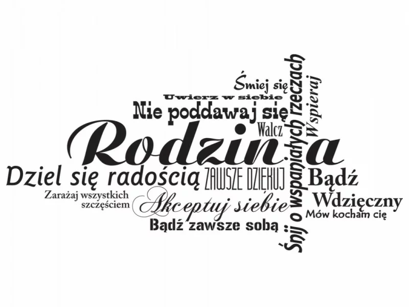 Naklejka do salonu - dobre rady - obrazek 1