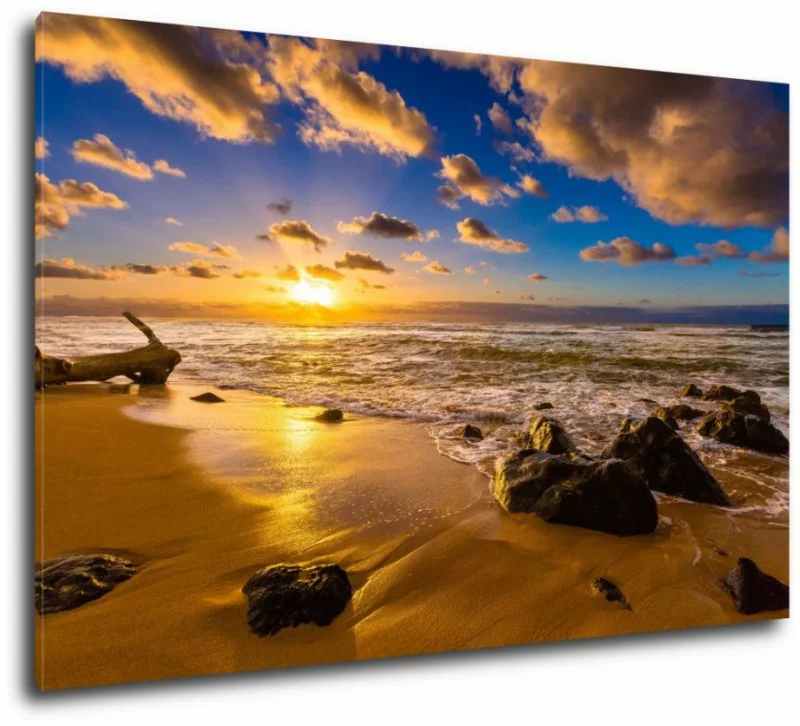 Obraz piękny Hawajski zachód słońca - obrazek 1