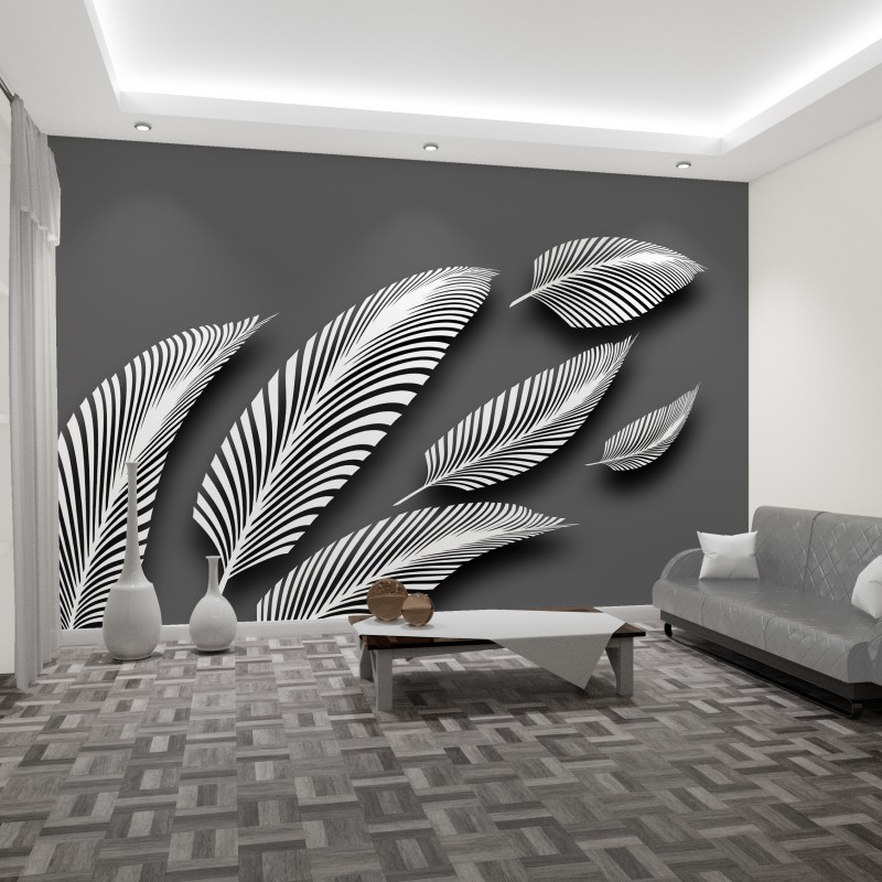 Fototapeta 3D Abstraktné pierka