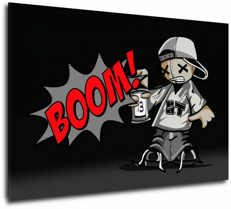 Obraz graffiti - boom - obrazek 1