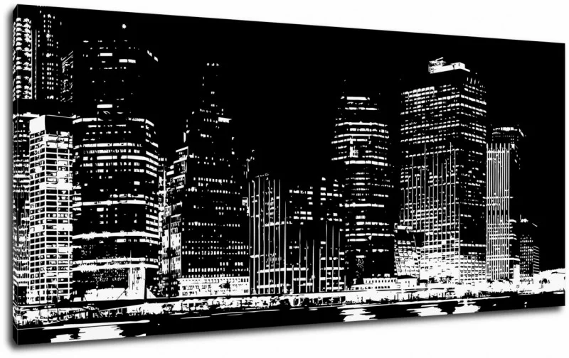 Obraz czarno-biały New York III - obrazek 1