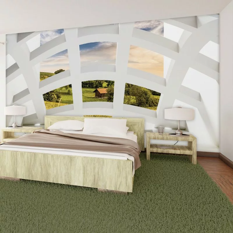 Fototapeta 3D - samotna chatka - obrazek 1