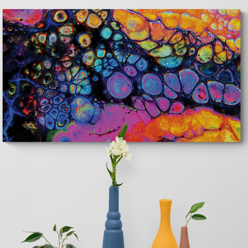 Obraz na ścianę - kolorowa abstrakcja