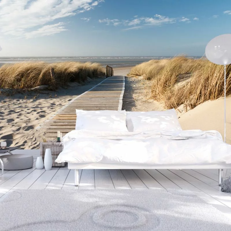 Fototapeta wodoodporna - Plaża Morza Północnego; Langeoog - obrazek 1