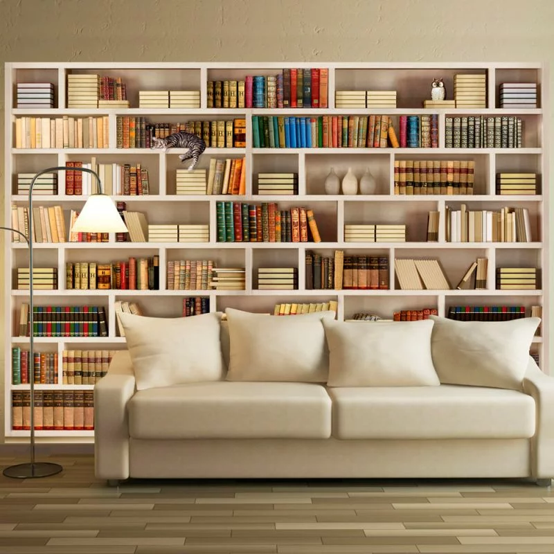 Fototapeta wodoodporna - Domowa biblioteczka - obrazek 1
