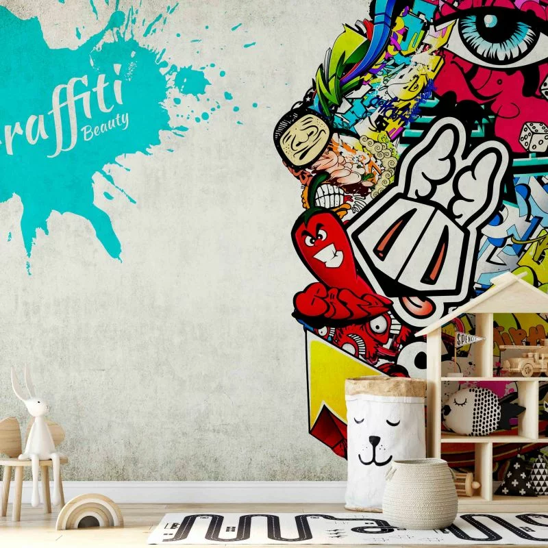 Fototapeta wodoodporna - Graffiti beauty - obrazek 1