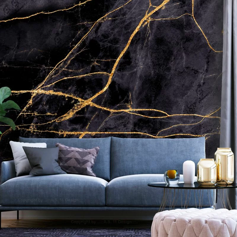 Fototapeta - Złote ścieżki - obrazek 1