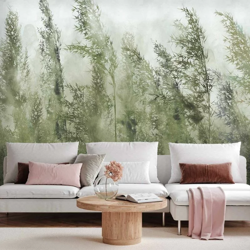 Fototapeta - Wysokie trawy - zielony - obrazek 1