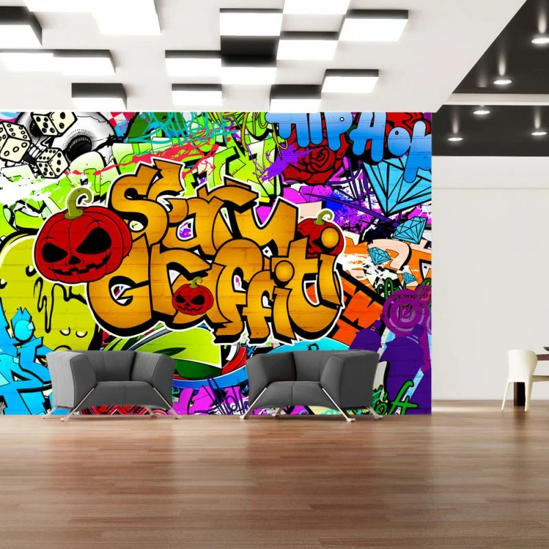 Fototapeta - Scary graffiti - obrazek 1