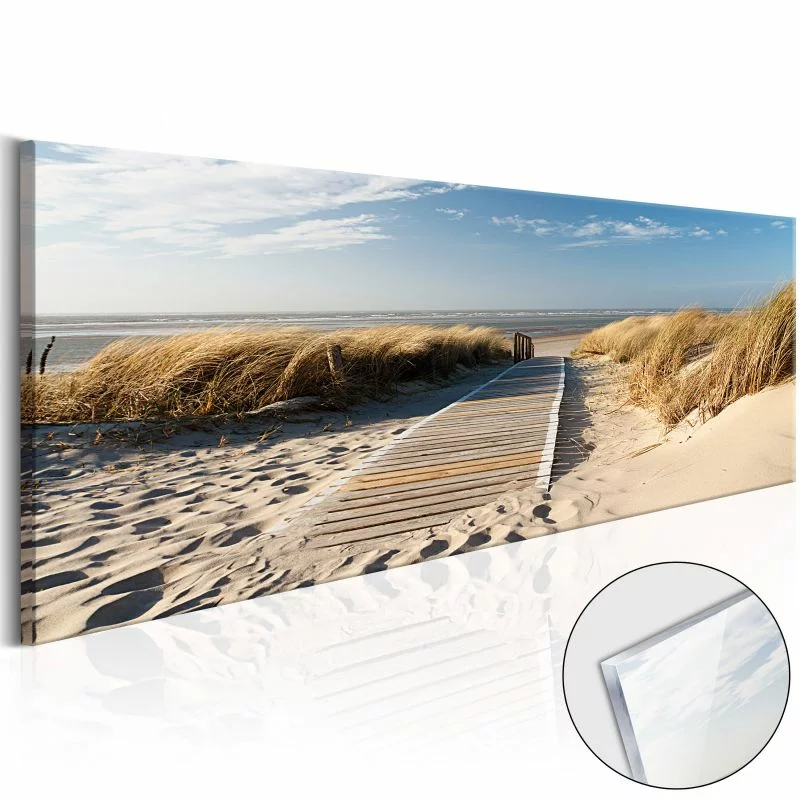 Obraz na szkle akrylowym - Dzika plaża  - obrazek 1