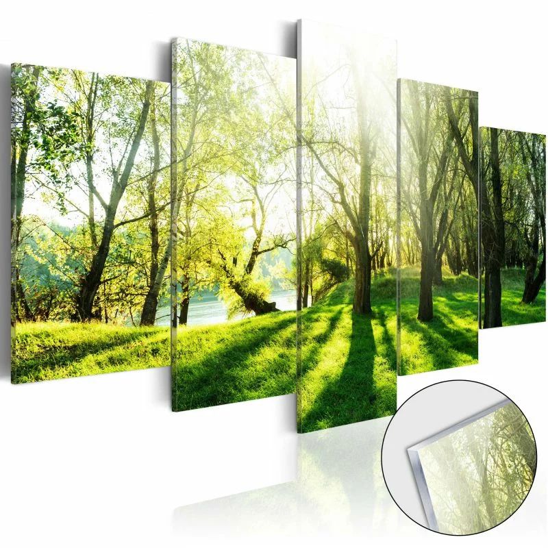 Obraz na szkle akrylowym - Zielona polana  - obrazek 1