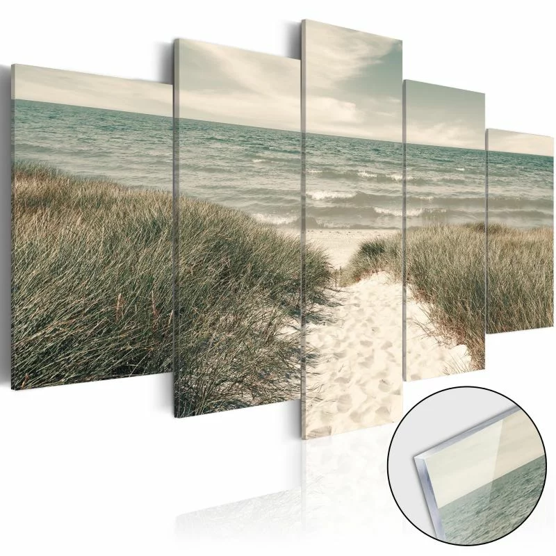 Obraz na szkle akrylowym - Cicha plaża  - obrazek 1