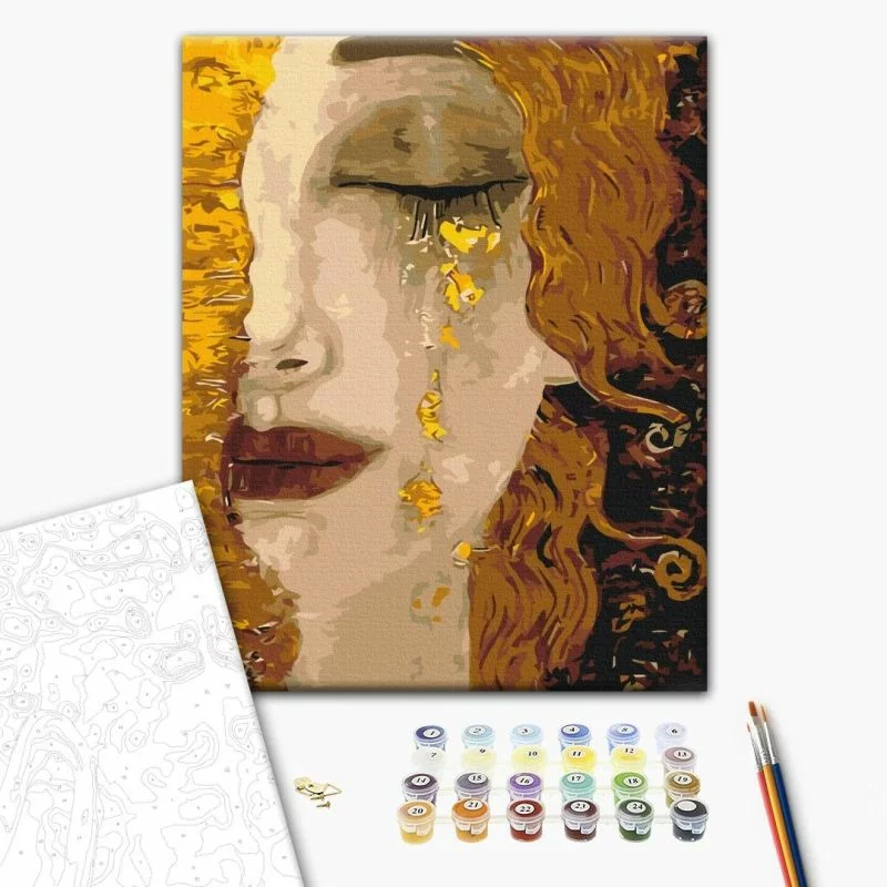 Obraz do samodzielnego malowania - Gustav Klimt – Złote łzy - obrazek 1