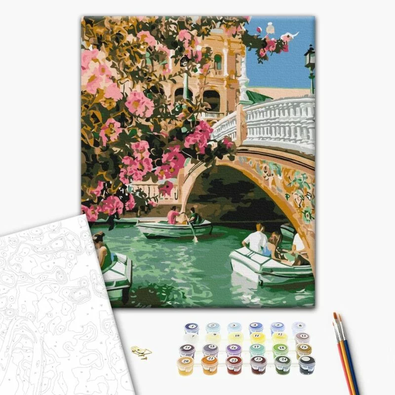 Obraz do samodzielnego malowania - Wiosenna Wenecja - obrazek 1