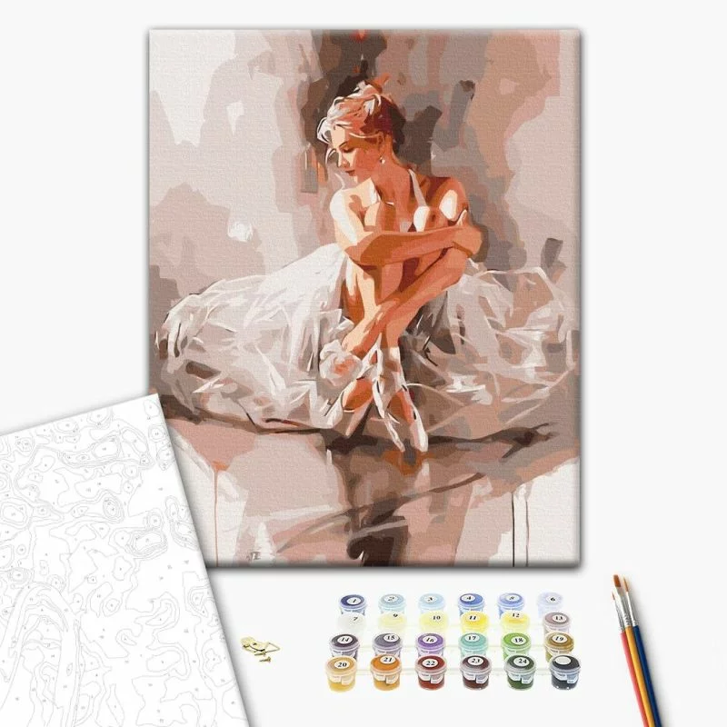 Obraz do samodzielnego malowania - Przed występem - obrazek 1