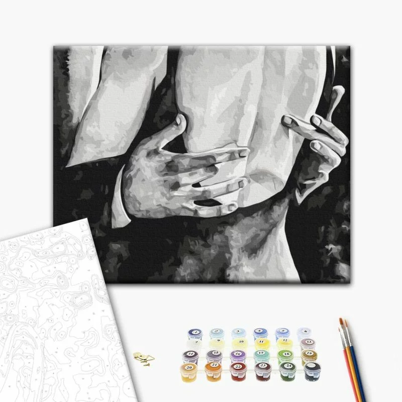 Obraz do samodzielnego malowania - Przytul mnie - obrazek 1