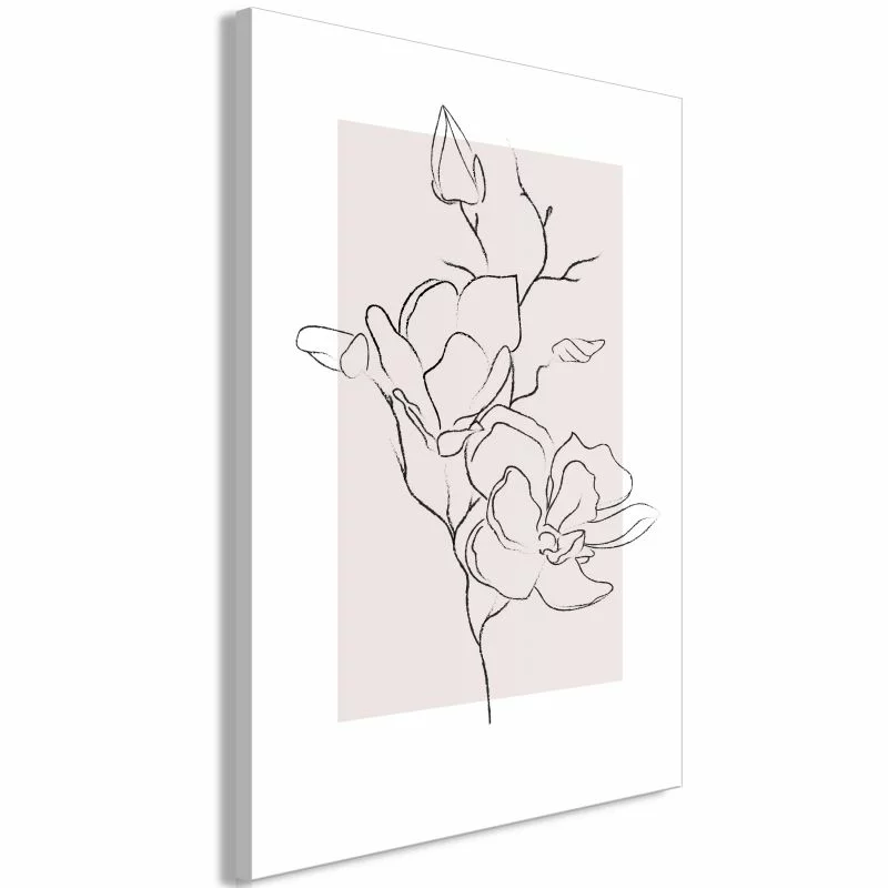 Obraz - Kremowa magnolia (1-cześciowy) pionowy - obrazek 1
