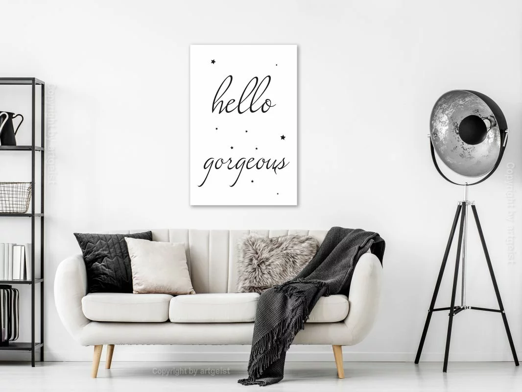 Obraz - Hello Gorgeous (1-częściowy) pionowy - obrazek 1