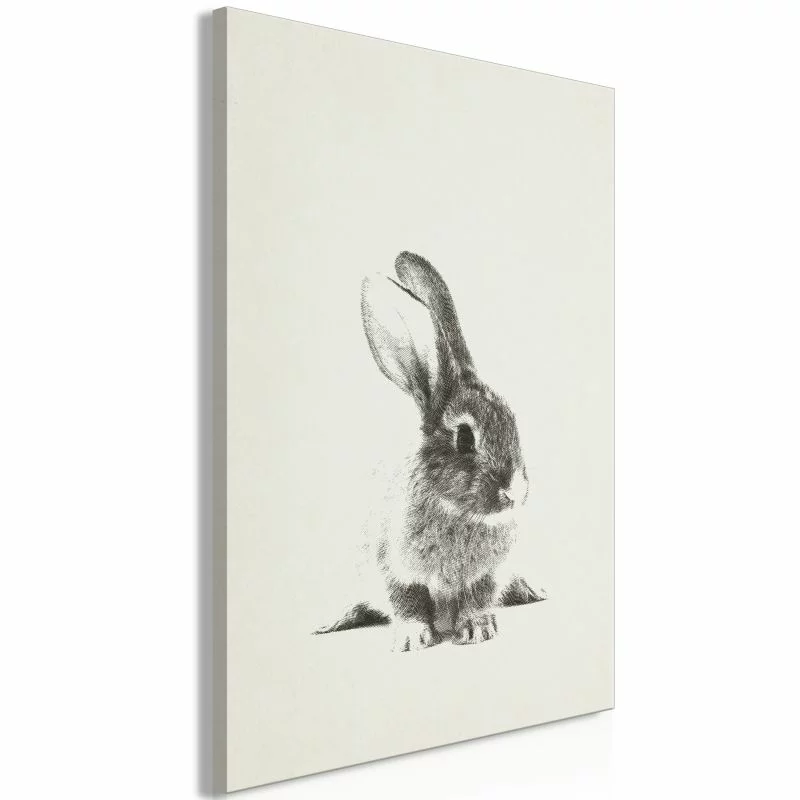 Obraz - Puszysty króliczek (1-częściowy) pionowy