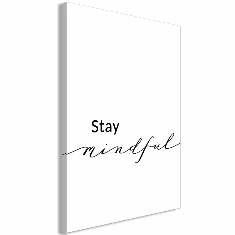 Obraz - Stay Mindful (1-częściowy) pionowy - obrazek 1