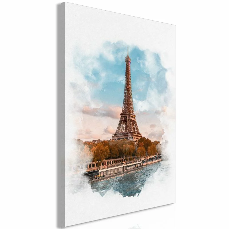 Obraz - Paryski widok (1-częściowy) pionowy - obrazek 1