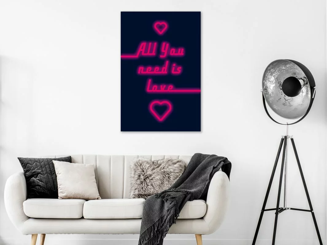 Obraz - All You Need Is Love (1-częściowy) pionowy - obrazek 1