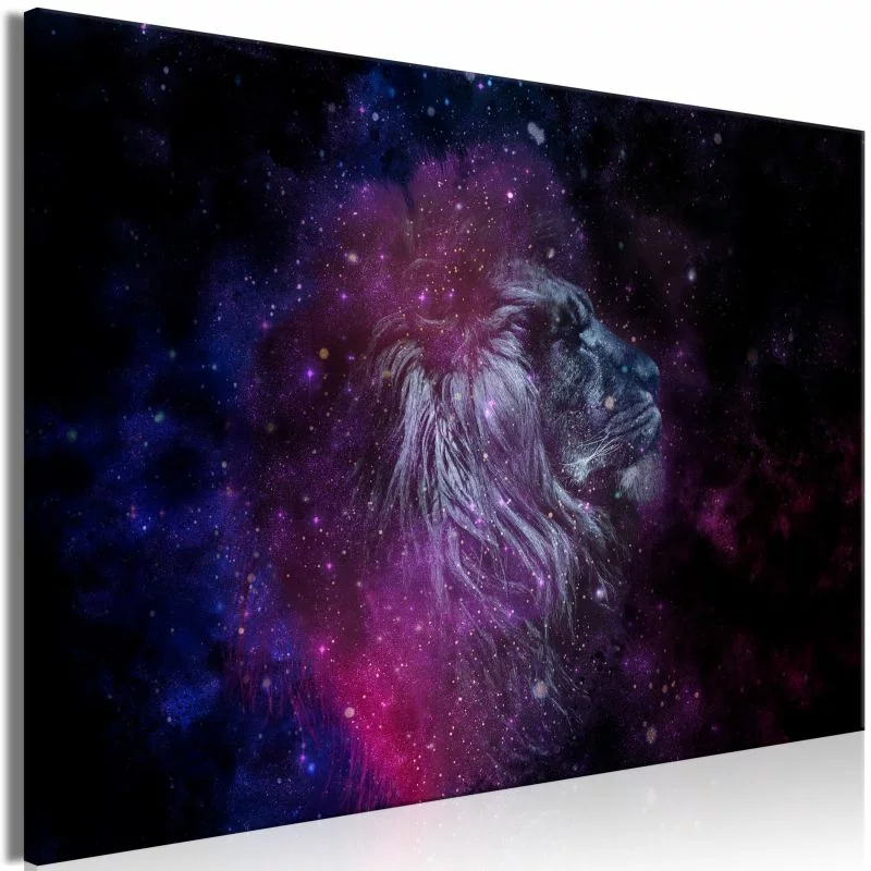 Obraz - Kosmiczny lew (1-częściowy) szeroki - obrazek 1