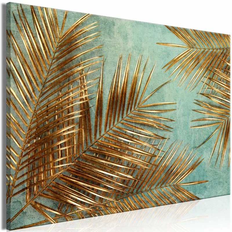 Obraz - Słoneczne palmy (1-częściowy) szeroki