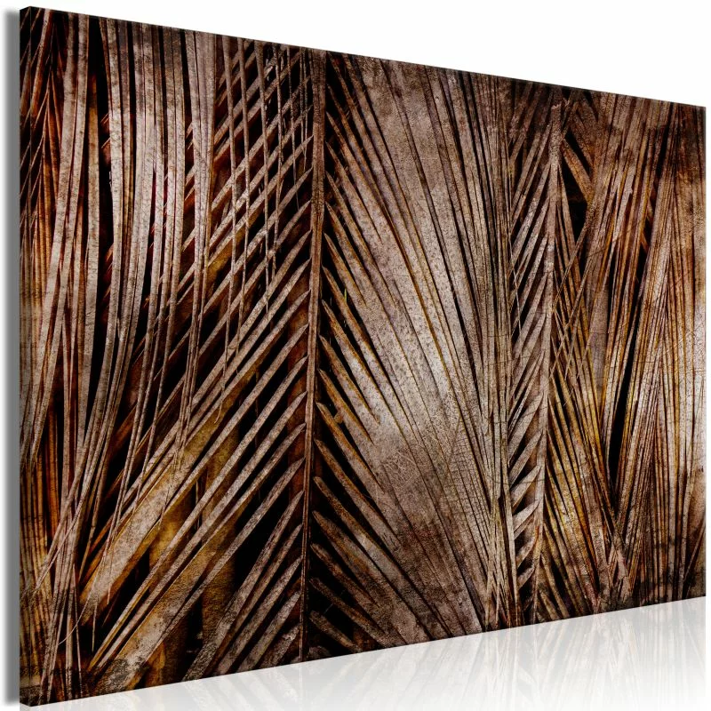 Obraz - Mroczne palmy (1-częściowy) szeroki - obrazek 1