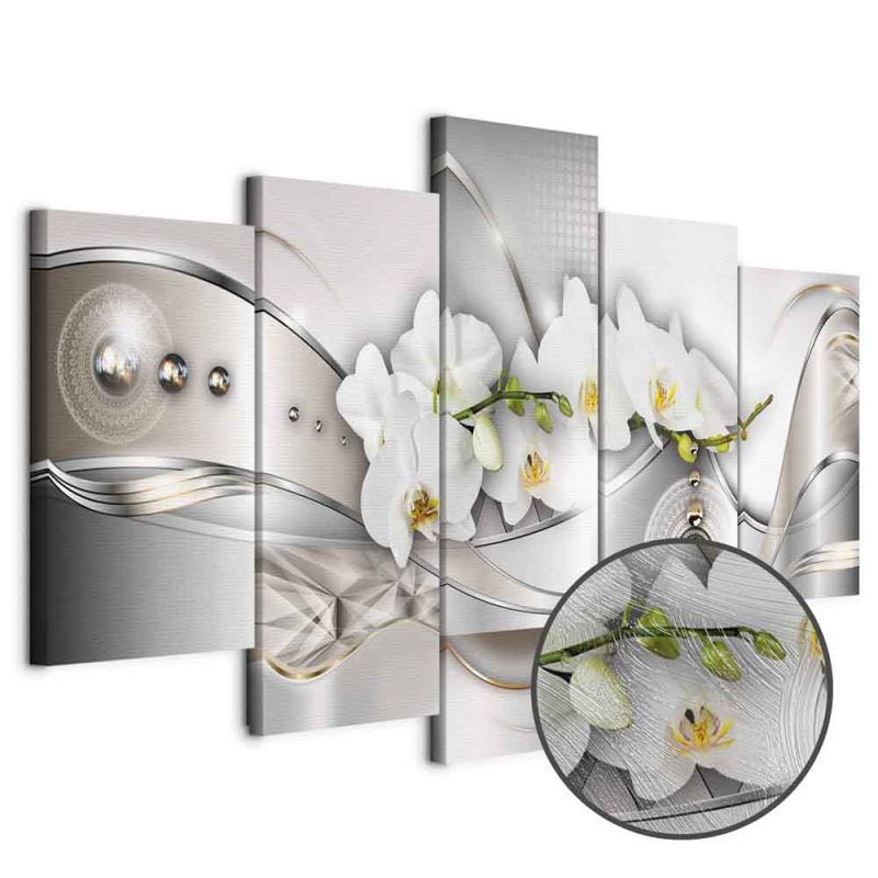 Obraz - Perłowy taniec orchidei