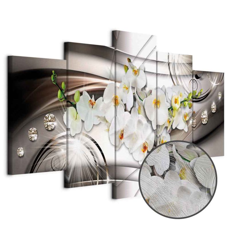 Obraz - Storczyk z diamentami