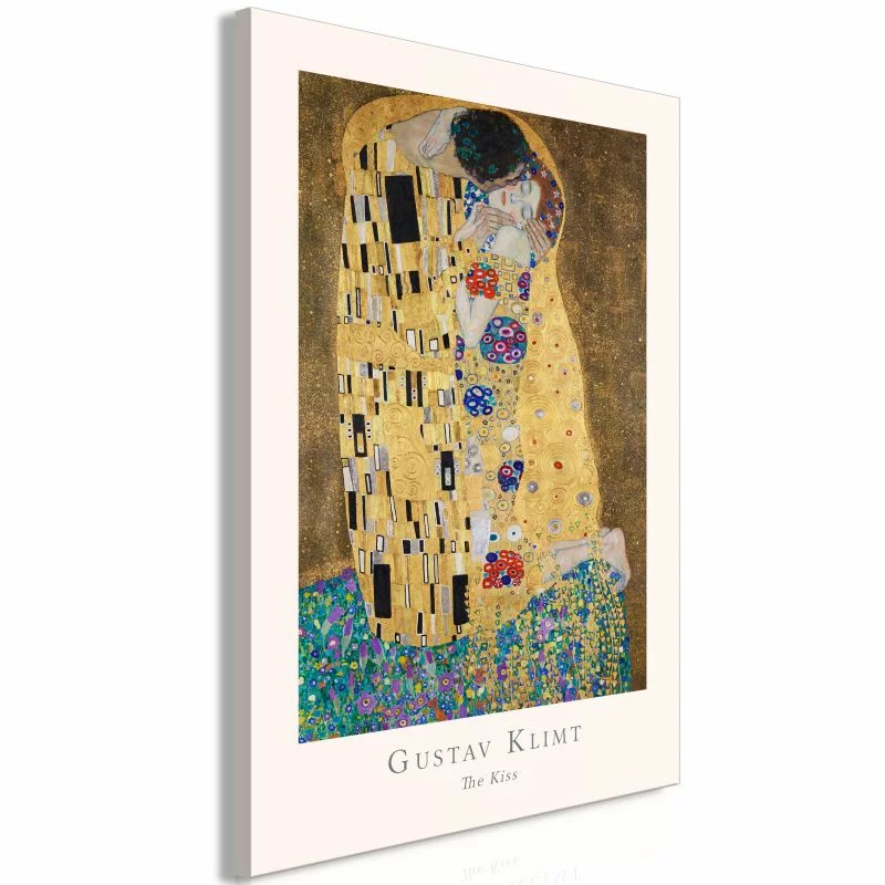 Obraz - Gustav Klimt - The Kiss (1-częściowy) pionowy - obrazek 1