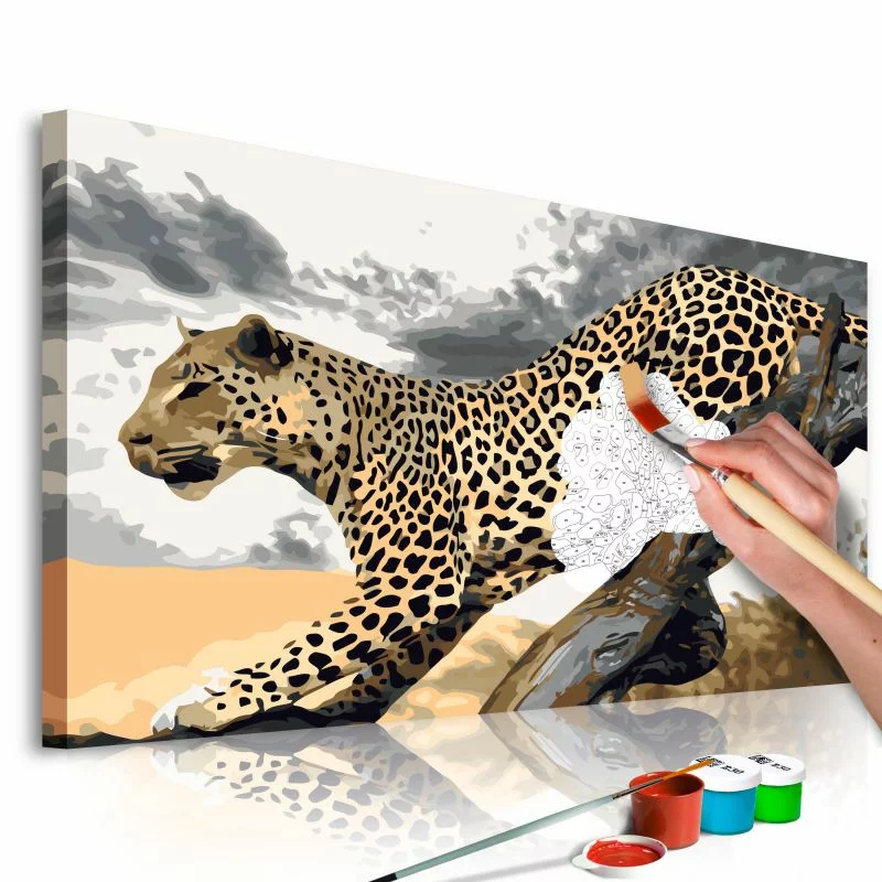 Obraz do samodzielnego malowania - Gepard - obrazek 1
