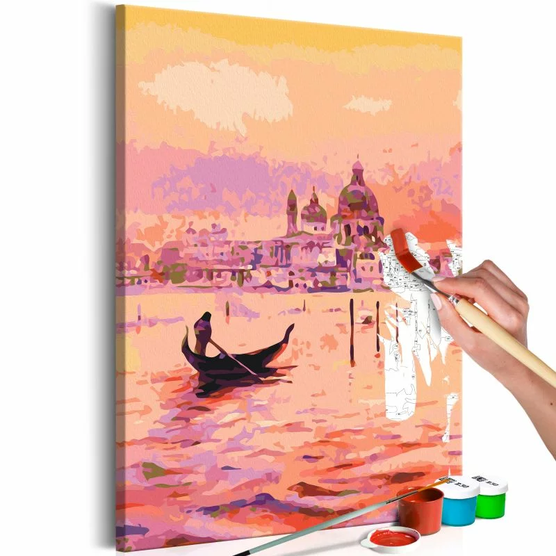 Obraz do samodzielnego malowania - Gondola w Wenecji