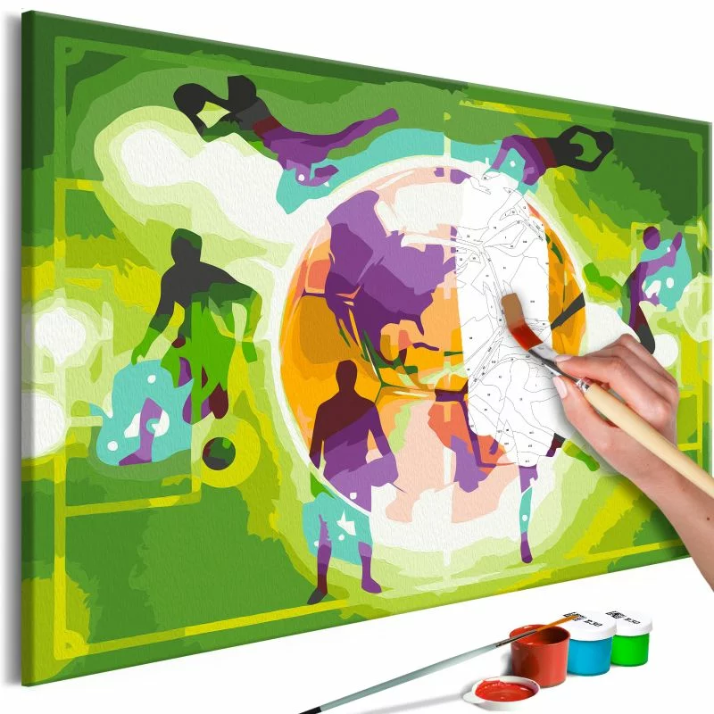 Obraz do samodzielnego malowania - Mistrzostwa - obrazek 1