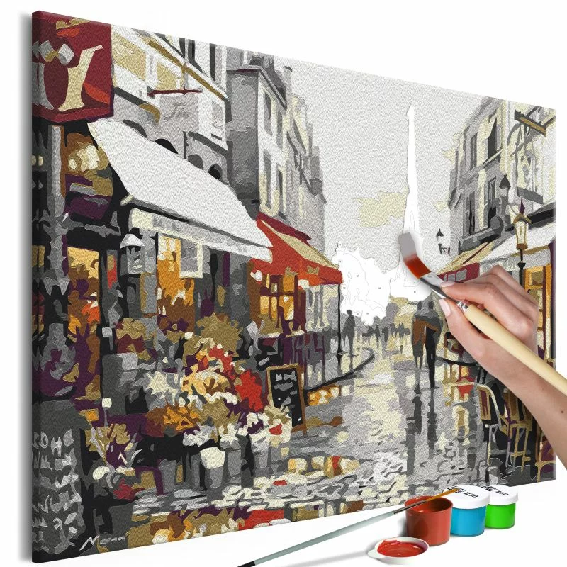 Obraz do samodzielnego malowania - Życie w Paryżu