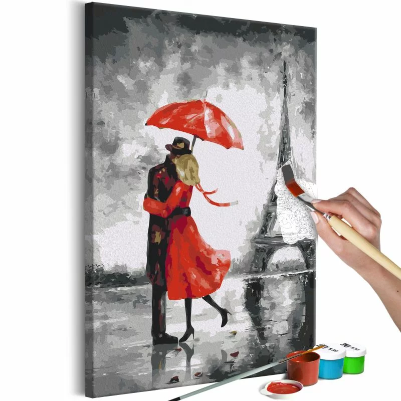 Obraz do samodzielnego malowania - Pod parasolką - obrazek 1