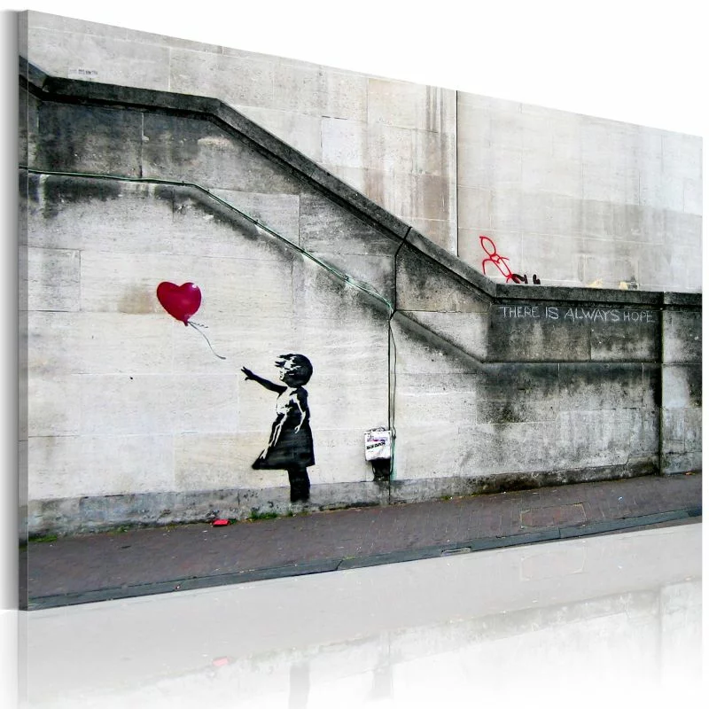 Obraz - Zawsze jest nadzieja (Banksy) - obrazek 1