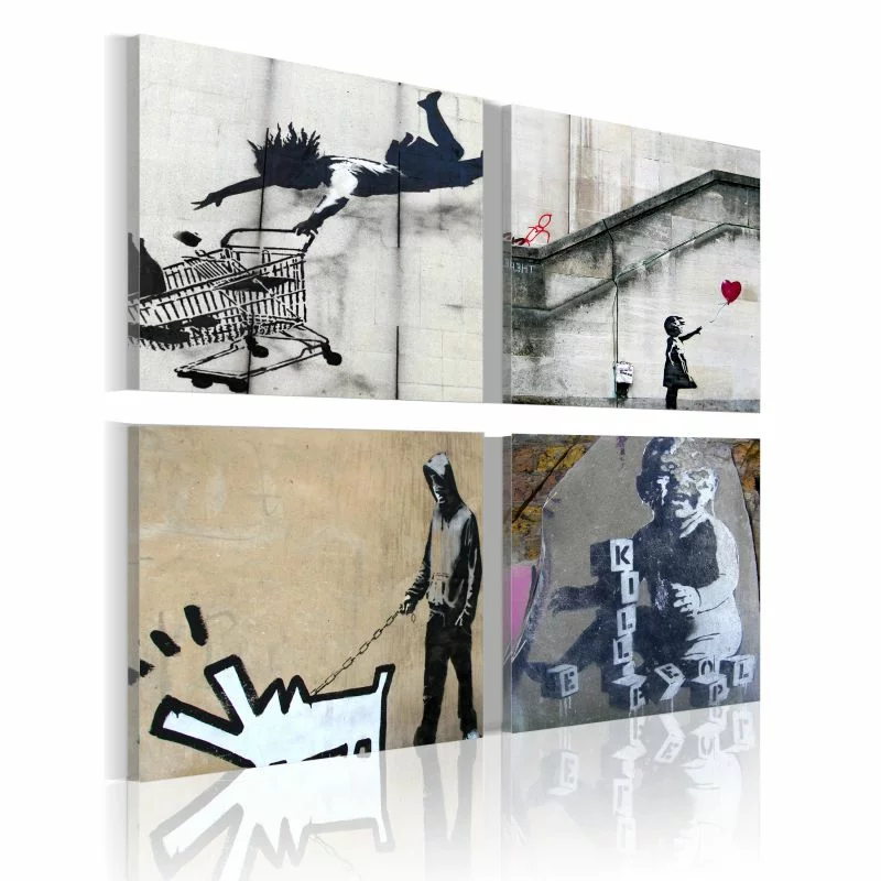 Obraz - Banksy - cztery twórcze pomysły - obrazek 1