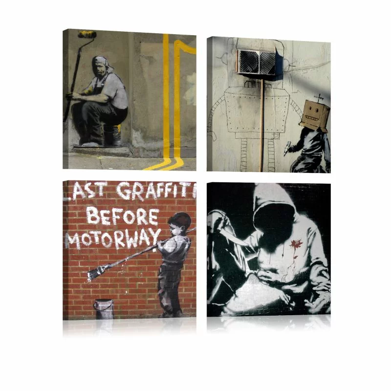 Obraz - Banksy - sztuka ulicy