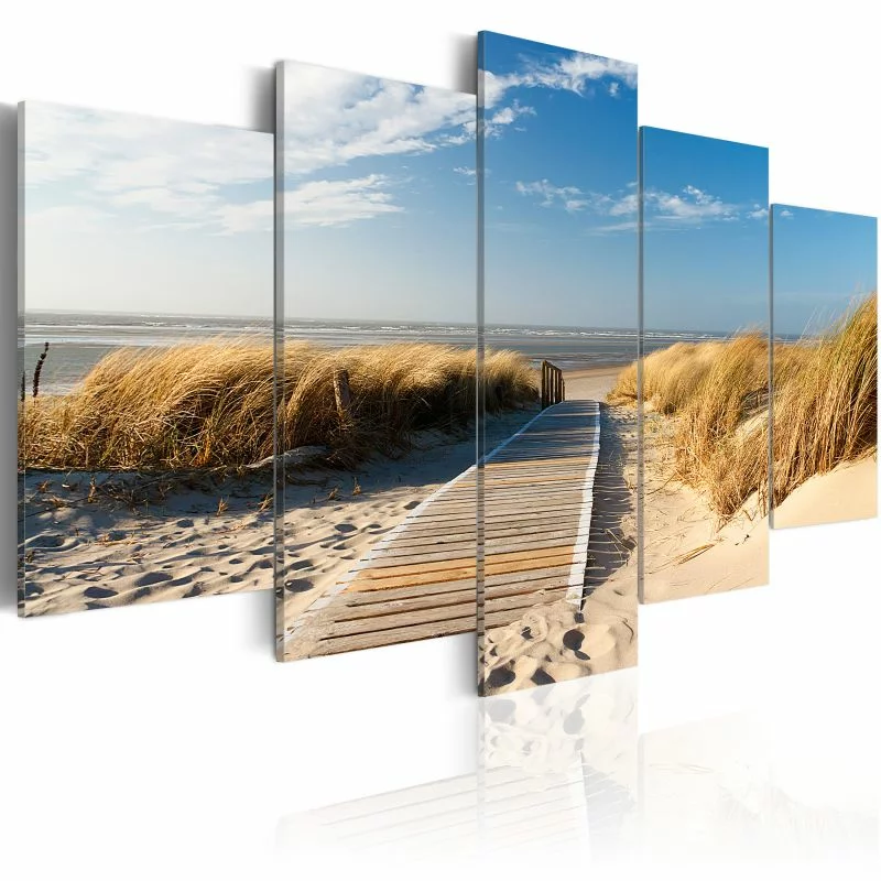 Obraz - Dzika plaża - 5 części - obrazek 1