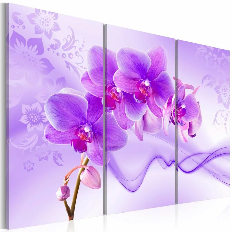 Obraz - Eteryczna orchidea - fiolet