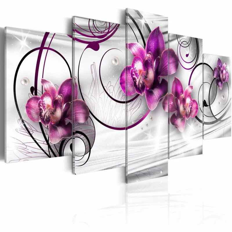 Obraz - Orchidee i perły - obrazek 1