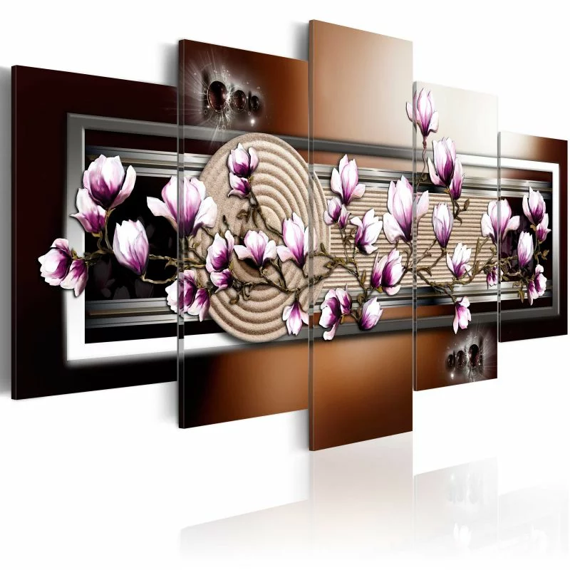 Obraz - Ogród Zen i magnolia - obrazek 1