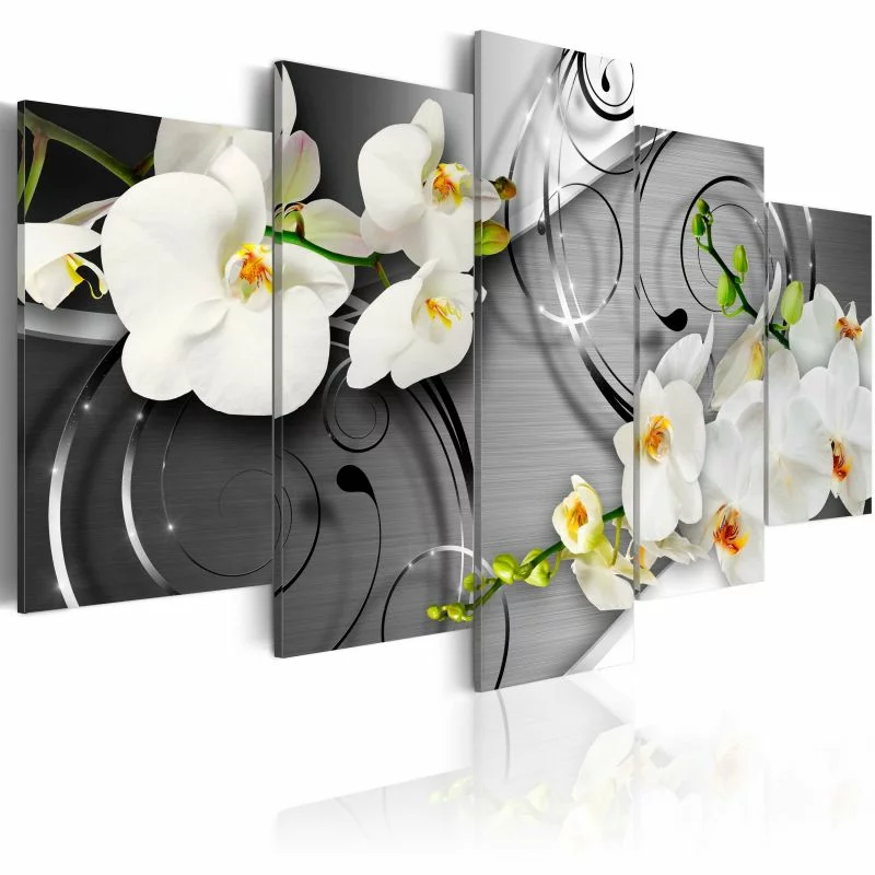 Obraz - Mleczne orchidee