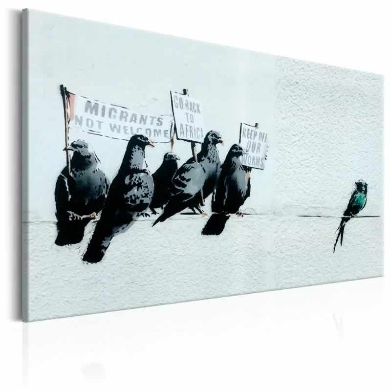 Obraz - Protesting Birds by Banksy - obrazek 1