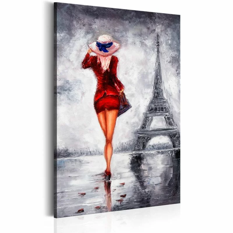 Obraz - Dama w Paryżu - obrazek 1