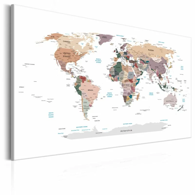 Obraz - Mapa świata: Dokąd dziś?