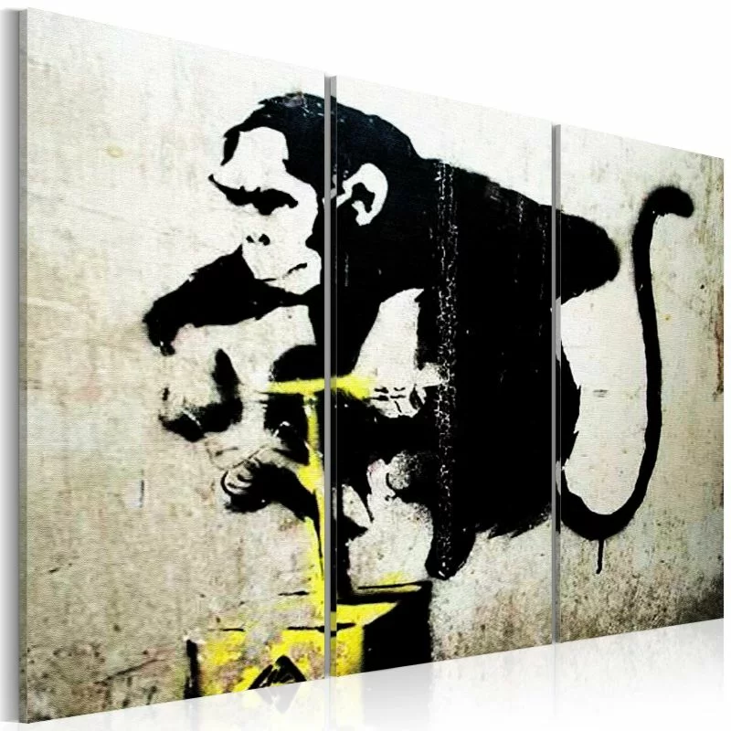 Obraz - Monkey TNT Detonator by Banksy